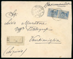 Stamp of Italy » Missions, Post Offices and Postal History Abroad » Constantinople 1920 (May 3) Registered military mail with "R.R. Poste italiane/Costantinopoli" paper seal