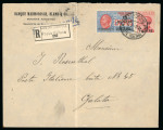 Stamp of Italy » Missions, Post Offices and Postal History Abroad » Constantinople 1922 Cover to Galata, 10pi on 60c (scarce) and express 15pi on 1,20pi on 30c