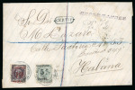 Stamp of United States » U.S. Possessions » Puerto Príncipe 1899 (January) Registered cover to Havana one of four covers known with the fifth printing