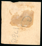 Stamp of United States » U.S. Possessions » Puerto Príncipe 1898 2c on 2m orange-brown, first printing, position 4, used, tied to a piece by a scarce and crisp military station