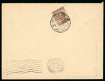 Stamp of Italy » Missions, Post Offices and Postal History Abroad » Anatolia » Civilian P.O. in Adalia 1922 (April 6) Cover to Milan with 40c tied by "Poste Italiane/Adalia"