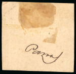 Stamp of United States » U.S. Possessions » Puerto Príncipe 1898 2c on 2m orange-brown, first printing, position 5, used, piece by a spectacular military station Puerto Principe