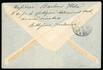Stamp of Italy » Missions, Post Offices and Postal History Abroad » Anatolia » Civilian P.O. in Scalanova 1921 Cover to Npales with three-colour franking tied by Italian Scalanova cds