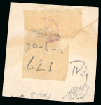 Stamp of United States » U.S. Possessions » Puerto Príncipe 1898 1c on 1m orange-brown, third printing, used, tied to a piece by a military station Puerto Principe