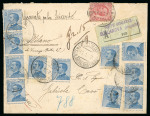 Stamp of Italy » Missions, Post Offices and Postal History Abroad » Anatolia » Civilian P.O. in Scalanova 1922 The only insured cover known from the Scalanova P.O.