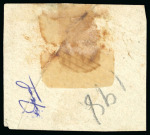Stamp of United States » U.S. Possessions » Puerto Príncipe 1898 5c on 1c black-violet, fourth printing, position 5, used, tied to piece by the military station cds