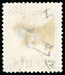 Stamp of United States » U.S. Possessions » Puerto Príncipe 1898 5c on 1/2m blue-green, third printing, positions 1 and 3, two used singles, cancelled by black cds, 