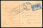 Stamp of Italy » Missions, Post Offices and Postal History Abroad » Anatolia 1921 Postcard from Konio posted at a Turkish P.O. in Constantinople 
