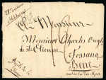 Stamp of Italy » Missions, Post Offices and Postal History Abroad » The "Grande Armée" in Russia 1812 (Jan 13) Entire letter from Orsoy (Rhine Confederation)