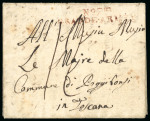 Stamp of Italy » Missions, Post Offices and Postal History Abroad » The "Grande Armée" in Russia 1812 (May 30) Entire letter from Marienau (Brandenburg),  "N° 7/GRANDE ARMÉE" 