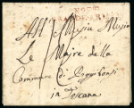 Stamp of Italy » Missions, Post Offices and Postal History Abroad » The "Grande Armée" in Russia 1812 (May 30) Entire letter from Marienau (Brandenburg),  "N° 7/GRANDE ARMÉE" 