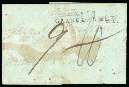 Stamp of Italy » Missions, Post Offices and Postal History Abroad » The "Grande Armée" in Russia 1812 One of only two letters known from an Italian with the "Grande Armée" in Moscow