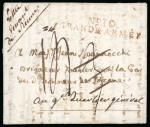 Stamp of Italy » Missions, Post Offices and Postal History Abroad » The "Grande Armée" in Russia 1817 (Jan 13) Entire letter from Siena to an official in the H.Q. in Poland, "N° 10/GRANDE ARMÉE"