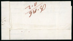 Stamp of Italy » Missions, Post Offices and Postal History Abroad » The "Grande Armée" in Russia 1813 (July 30) Incoming entire letter from Pistoia to Prussia with deboursé postmark