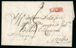 Stamp of Italy » Missions, Post Offices and Postal History Abroad » The "Grande Armée" in Russia 1813 (March 14) Entire letter travelled within Italy from a soldier about to leave for Russia