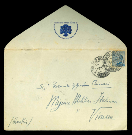 Stamp of Italy » Missions, Post Offices and Postal History Abroad » Austria 1919-20 Four items to and from Italy from the Armistice and Control Missions 