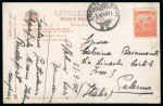 Stamp of Italy » Missions, Post Offices and Postal History Abroad » Hungary 1919 (sept-Nov) Two postcards from a telegraphist in the Italian Military Mission in Budapest 