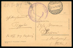Stamp of Italy » Missions, Post Offices and Postal History Abroad » Poland 1919Two postcards from Warsaw to Italy with  "Missione Militare Italiana in Polonia" cachet