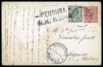Stamp of Italy » Missions, Post Offices and Postal History Abroad » Russian Revolution and Civil War » Black Sea 1919 (April 4) Postcard from Odessa posted at the R.N. "Roma" on the Black Sea