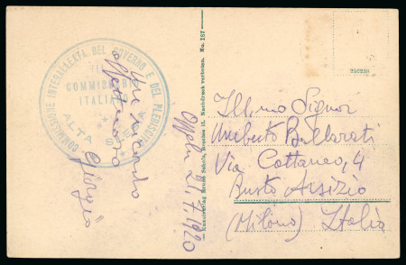 Stamp of Italy » Missions, Post Offices and Postal History Abroad » Plebiscite of Upper Silesia 1920-21 Group of eight postcards and eight photographs