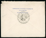 Stamp of Italy » Missions, Post Offices and Postal History Abroad » Plebiscite of Allenstein 1920 Stampless cover and postcard to Italy from the Italian Delegation in teh Interallied Commission with British F.P.O. cds