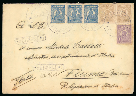 Stamp of Italy » Missions, Post Offices and Postal History Abroad » Romania 1923 Cover from Military Traveling Commission in Romania of the Italian Royal Army for the research of those reported missing at war