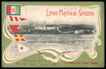 Stamp of Italy » Missions, Post Offices and Postal History Abroad » China » The Boxer War » Italian Naval Mail 1901 (May 9) Art Nouveau naval illustrated postcard with caceht of the "Fieramosca"