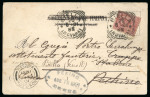 Stamp of Italy » Missions, Post Offices and Postal History Abroad » China » The Boxer War » Via Chinese Mail 1901  An extremely rare incoming mail to the Italian troops in China