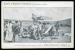 Stamp of Italy » Missions, Post Offices and Postal History Abroad » China » The Marine Detachment - Naval Presence and Mail of Italian Interests in China 1907 Italian picture double postcard of the automobile Peking-Paris raid