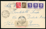 Stamp of Italy » Missions, Post Offices and Postal History Abroad » China » 1925-43 The Italian "Black Battalion" in China 1934 Registered mail from the "Black Battalion" in China