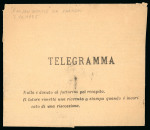 Stamp of Italy » Missions, Post Offices and Postal History Abroad » China » The Marine Detachment - Naval Presence and Mail of Italian Interests in China 1925-26 Italian Telegrams in China, two "Telegramma" examples sent naval "R.N. San Giorgio" station in Shanghai