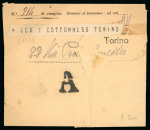 Stamp of Italy » Missions, Post Offices and Postal History Abroad » China » The Marine Detachment - Naval Presence and Mail of Italian Interests in China 1925-26 Italian Telegrams in China, two "Telegramma" examples sent naval "R.N. San Giorgio" station in Shanghai