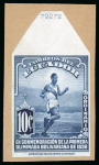 Stamp of Olympics » Non-Olympic and Anti-Olympic Championships 1939, Bolivarian Games, complete set of nine ABN stamp-size cut die proofs