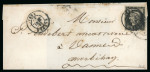 Stamp of France » Type Cérès de 1849-1850 1849, Lettre pour Vannes (Morbihan) affranchissement