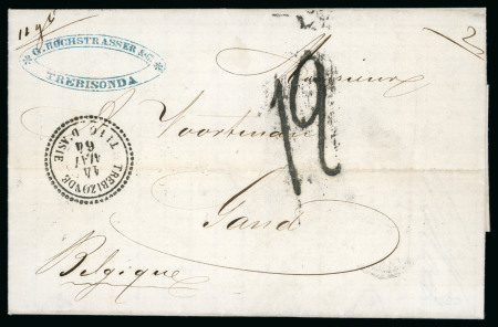 Stamp of Auction catalogues 1864, Lettre pour Gand (Belgique) avec cachet à date