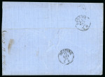 Stamp of Auction catalogues 1870, Lettre de Constantinople datée du 1er janvier