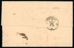 Stamp of Italian States » Papal States 1869, lettera del 16 aprile da Roma per Ginevra (Svizzera), affrancata con un 20 c. lilla rosa