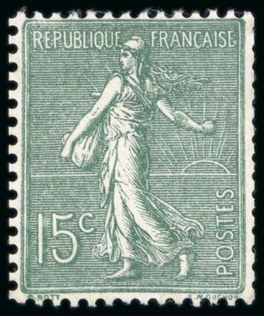 Stamp of France » Émissions à partir de 1900 1903, Semeuse lignée type VI Y&T n°130f neuf sans