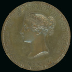 Stamp of Great Britain » Line Engraved Essays, Plate Proofs, Colour Trials and Reprints 1865 Department of Science and Art prize medal, 55mm, bronze, with Wyon head of QV