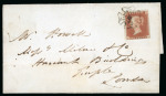 Stamp of Great Britain » 1841 1d Red 1842 (Jun 7) Entire from Welshpool (Wales) to London, with 1841 1d Red KA tied by distinctive MC