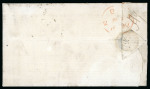 Stamp of Great Britain » 1841 1d Red Totness: 1841 1d Red pl.22 IB, fine to good margins, on 1842 (Aug 1) lettersheet tied by Totness town circular datestamp