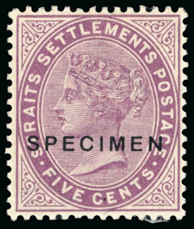 Stamp of Malaysia » Straits Settlements STRAITS SETTLEMENTS   QUEEN VICTORIA DEFINITIVES CROWN