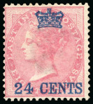 Stamp of Malaysia » Straits Settlements 1867 Surcharge mint group