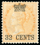 Stamp of Malaysia » Straits Settlements 1867 Surcharge mint group