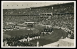 Stamp of Olympics » 1936 Berlin » Special Postmarks Spiro Louis signed official picture postcard of the opening ceremony