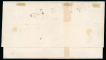 Stamp of Italian States » Sicily 1859 Entire letter from Palermo to Girgenti, 1gr pl. II (2) and 5gr Pl. I in different shades