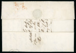 Stamp of Great Britain » 1840 1d Black and 1d Red plates 1a to 11 1840 (August 1) Cover franked with 1d black pl.3 EI