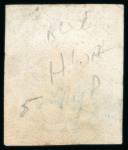 Stamp of Great Britain » 1840 1d Black and 1d Red plates 1a to 11 1840 1d black pl.5 EG, Maltese cross and “Handsworth Pyp” in blue