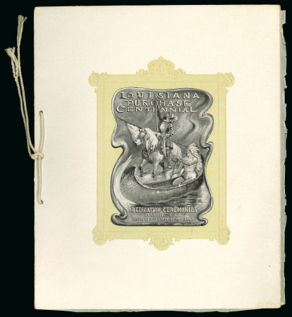 Stamp of Olympics » 1904 St. Louis 1904 Louisiana Purchase Exposition at St. Louis, 1904, group incl. invitation folder, Souvenir Book, tickets, etc.
