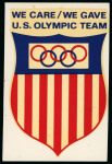 Stamp of Olympics » 1936 Garmisch-Partenkirchen 1936 Garmisch-Partenkirchen American Olympic Team luggage label + 1940 Fund Raising Decal + 1936 gummed label